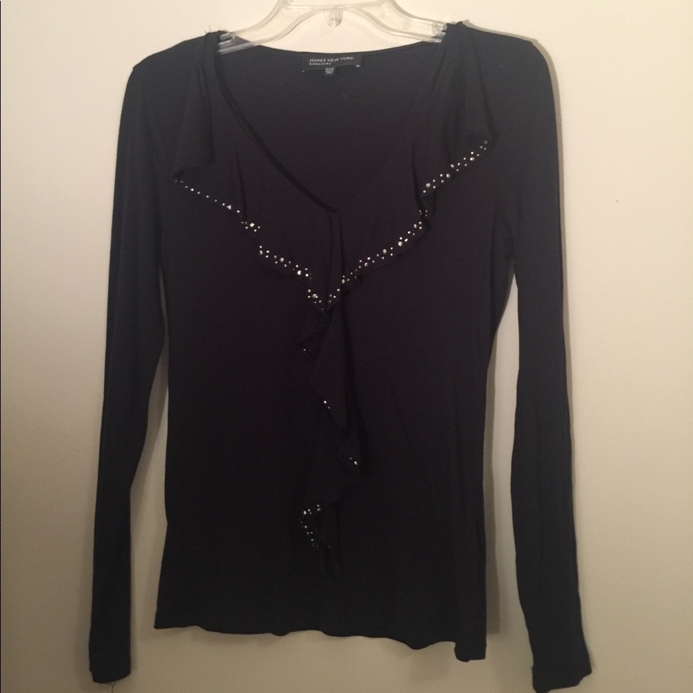 Jones New York ruffle blouse